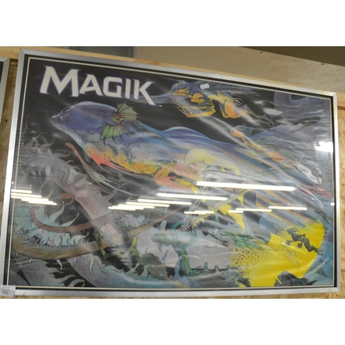 532 - Marvel Comics Magik Advertising Poster