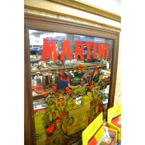 540 - Martini Advertising Mirror