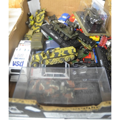 570 - Box Collectors Cars, Tanks etc