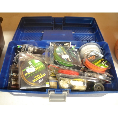 592 - Fishing Box With Assorted Fishing Tackle