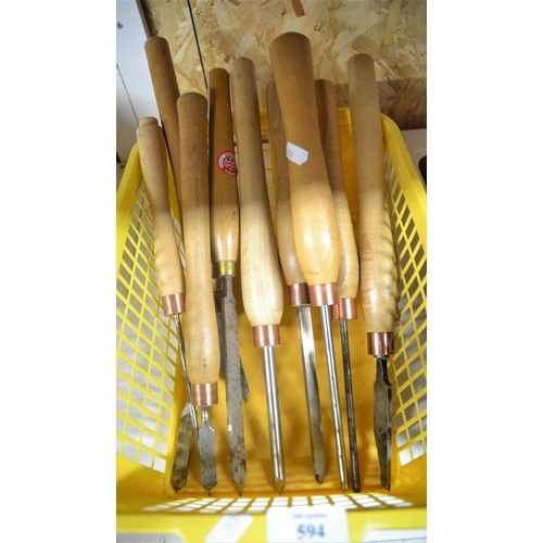 594 - Set Of Moulding Chisels