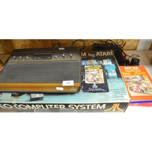 600 - Atari Games Console & Games