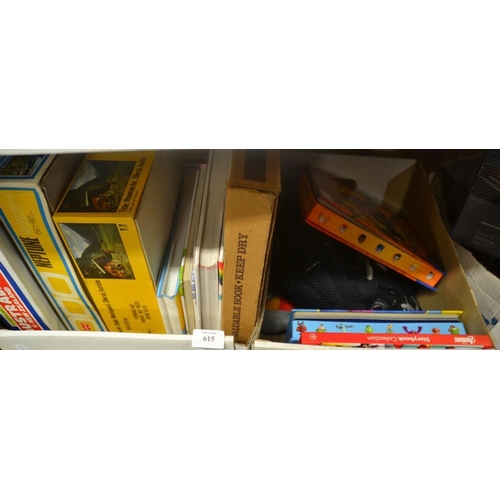 615 - 2 Boxes - Games, Books, etc