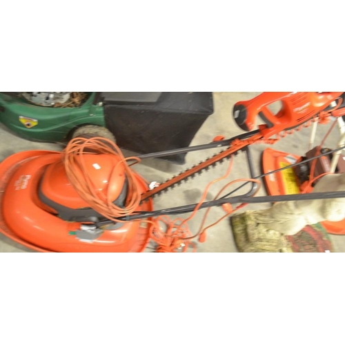 71 - Electric Flymo Lawnmower & Hedge Trimmer