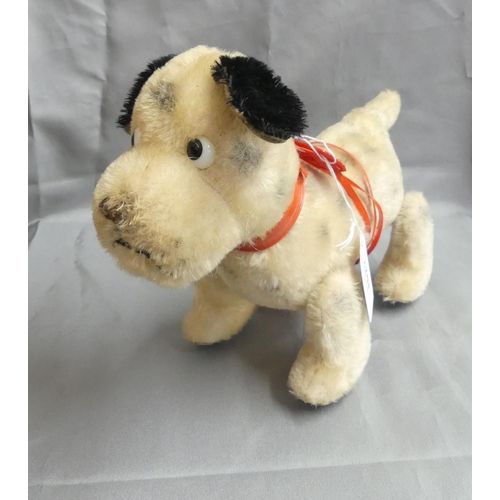 1027 - Vintage Schuco Trip Trap Pull-Along Dog.