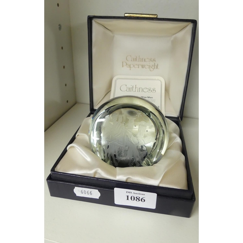 1086 - Caithness Glass Ltd Edition Paperweight - 