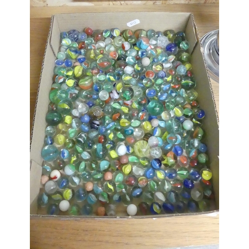 1618 - Box - Assorted Glass Marbles.