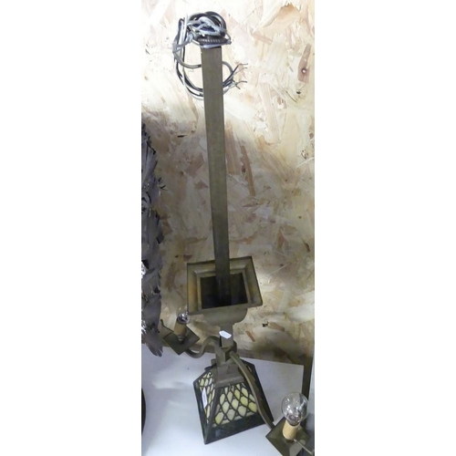 2025 - Brass Art Deco Light Fitting.