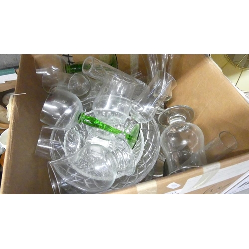 2033 - Box - Assorted Glassware.