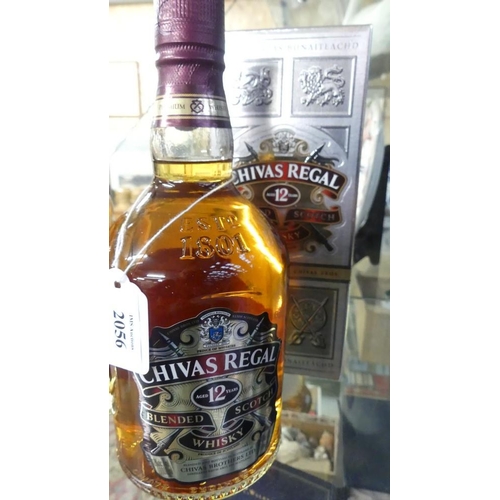 2056 - Bottle of Chivas Regal 12 Year Old Blended Scotch Whisky.