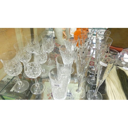 2078 - Collection of Wine Glasses & Tumblers.