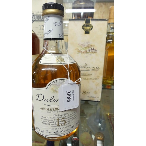 2086 - Bottle of Dalwhinnie 15 Year Old Single Highland Malt Scotch Whisky.