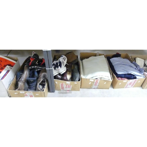 2109 - Four Boxes - Shoes & Clothing.