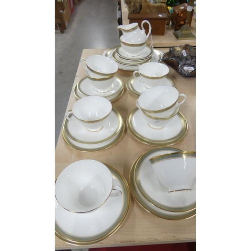 2117 - Royal Doulton Clarendon Pattern Bone China Tea Set.