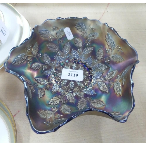 2119 - Carnival Glass Dish.