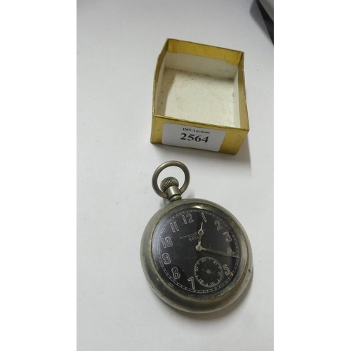 2564 - WWI H Williamson London Military Pocket Watch.