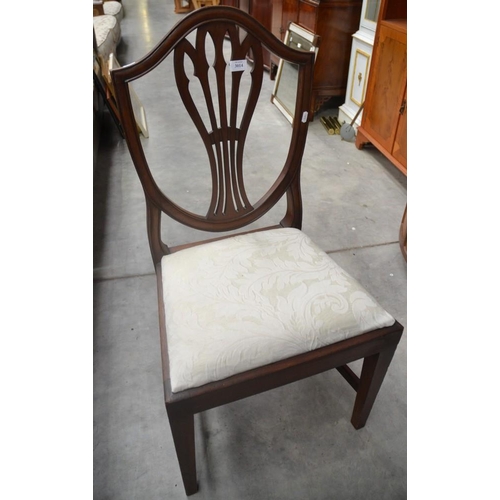 3014 - Mahogany Shield Back Dining Chair