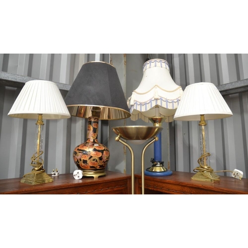 3026 - Assorted Lamps & Uplighter