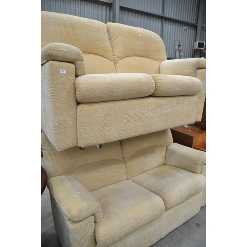 3102 - Pair Of Fabric 2 Seat Sofas