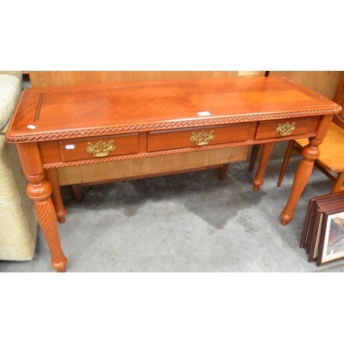 3103 - Mahogany Inlaid Console Table