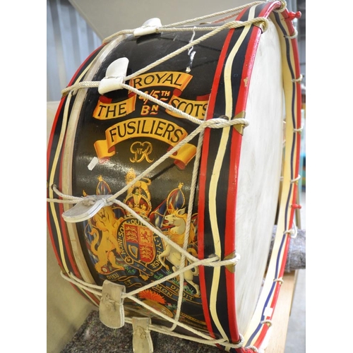 3429 - 45th Battalion The Royal Scots Fusiliers Bass Drum