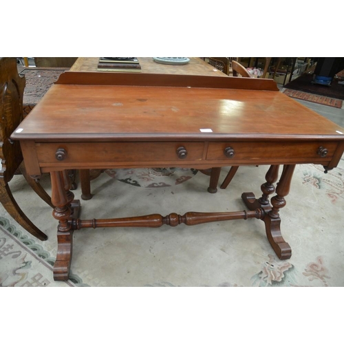 3440 - Victorian Mahogany Side Table with Drawers