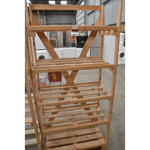 3465 - Pine 5 Tier Shelving