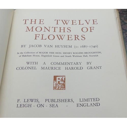 431 - Books - Twelve Months of Flowers & Temple of Flora