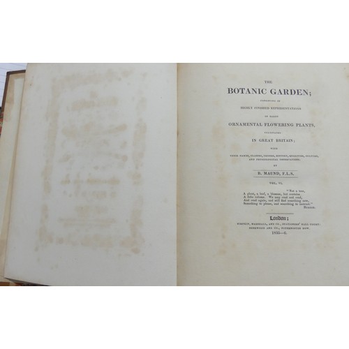 1230 - 1835 Edition - The Botanic Garden by B Maund FLS (illustrated).