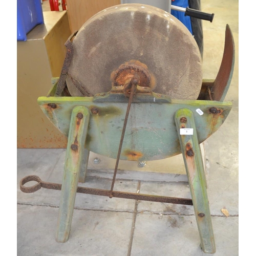 1 - Antique Grinding Wheel