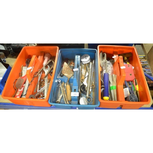 120 - 3 Boxes Of Assorted Tools