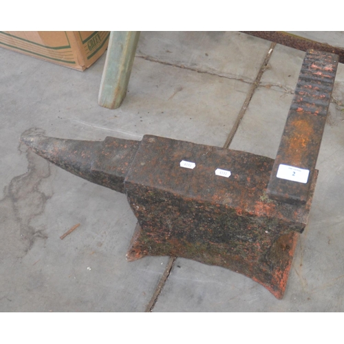 2 - Vintage Cast Iron Anvil