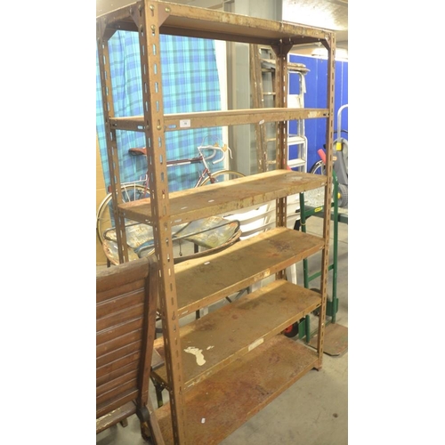 58 - Set Of Metal Storage Shelves