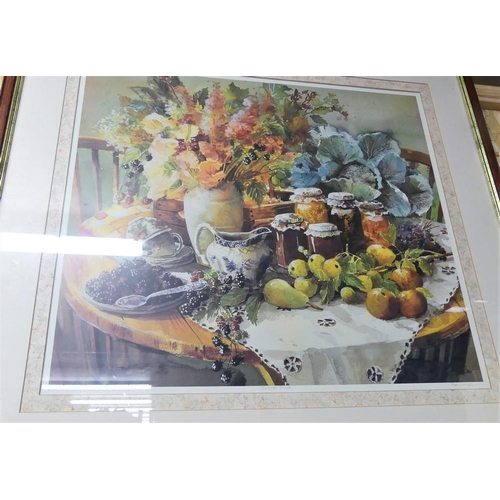 608 - Perri Duncan Signed Print 'Summer Fruits'