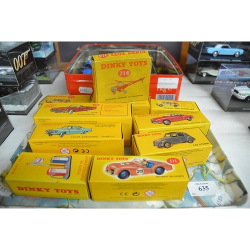 635 - Assorted Dinky Toys In Original Boxes