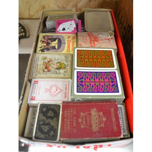 649 - Box Of Assorted Playing Cards