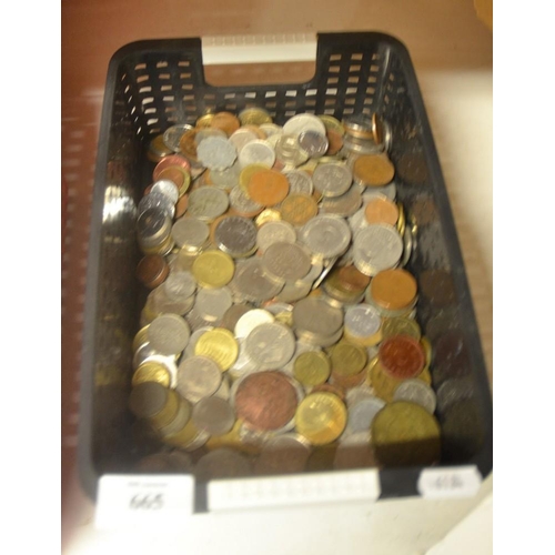 665 - Box Of Assorted Coins