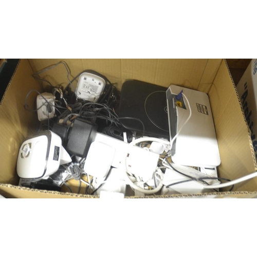 683 - Box of Telephones, Sky Box & BT Box