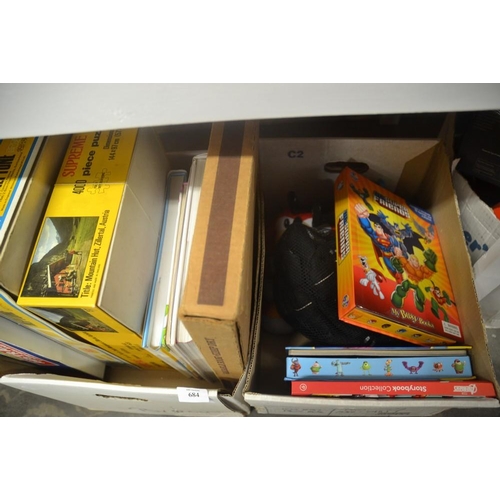 684 - 2 Boxes - Games, Books, etc