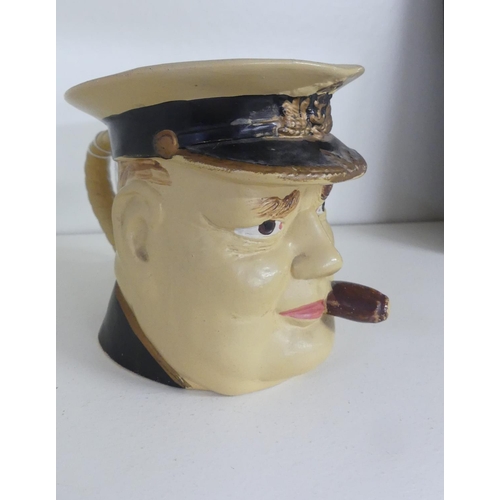 1005 - Churchill Character Jug - Naval Uniform.