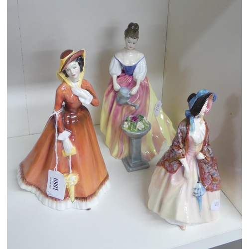 1080 - Three Royal Doulton China Figures 