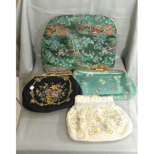 1117 - Assorted Ladies Evening Bags & Tea Cosy.