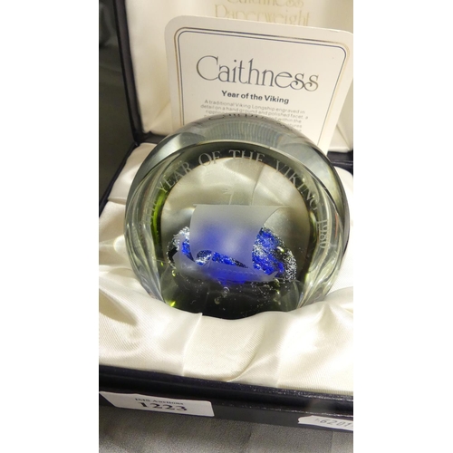 1223 - Ltd Edition Caithness Glass Paperweight - 