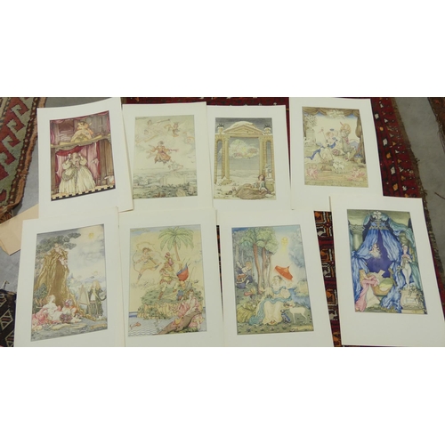 1230 - Folio - Book Illustrations by Lavinia Blythe, approx 16 x 25cm.