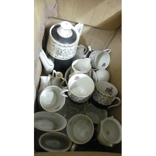 1234 - Box - Coffee Set, Crested China etc.