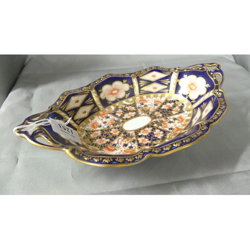 1253 - Royal Crown Derby Imari Pattern Dish, pattern 6299.