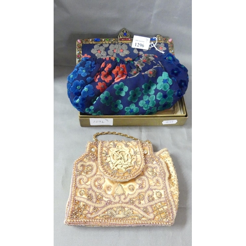 1296 - Two Vintage Evening Bags.