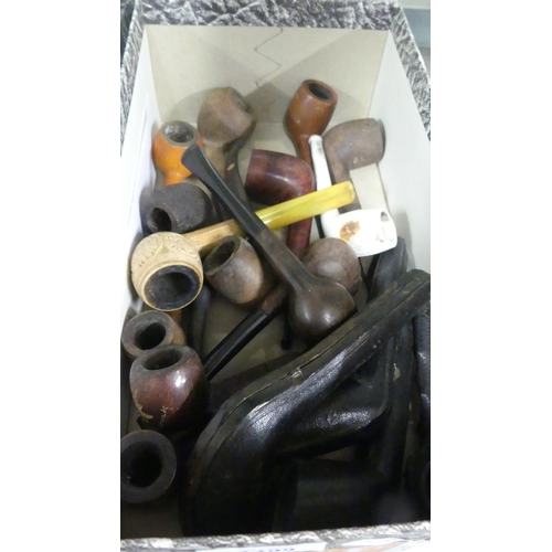 1299 - Box - Assorted Smokers Pipes.