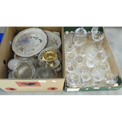 1311 - Two Boxes - Kitchenware, Crystal etc.