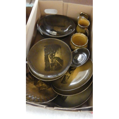 1316 - Large Box - Ridgeways Cabinet Plates, Jugs, Bowls etc.